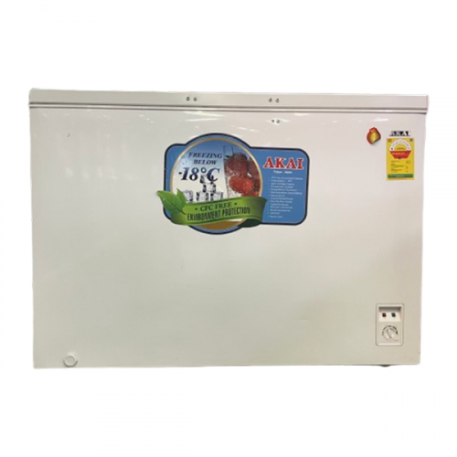AKAI CHEST FREEZER SINGLE DOOR 299L WHITE CF081AC-299L