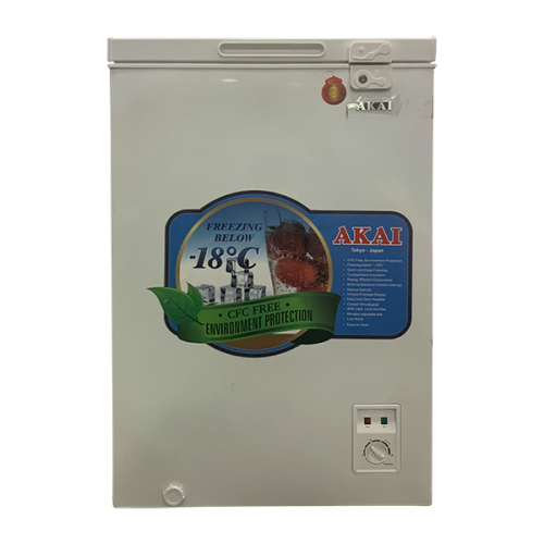 AKAI CHEST FREEZER SINGLE DOOR 99L WHITE CF073AC-99L