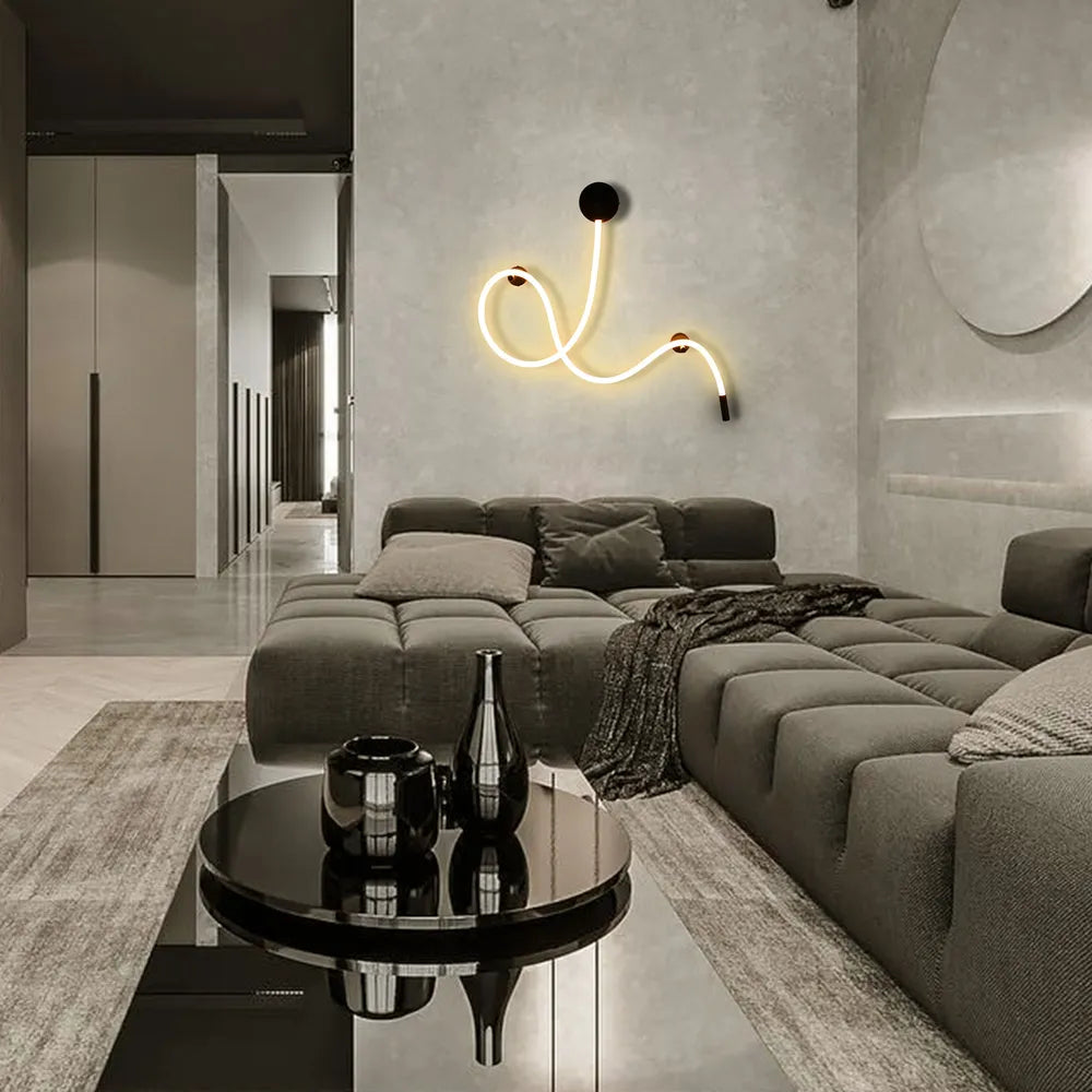 Black and Bronze LED Wall Light 39344 3000K(TEKLED)-151-20084