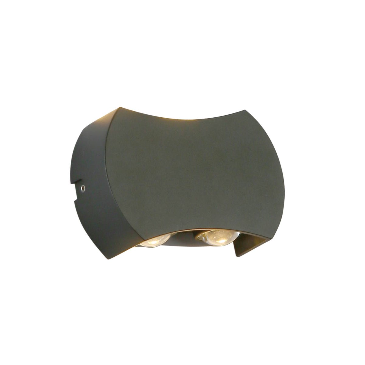 Black 4 way Up Down Outdoor Modern LED Wall Light