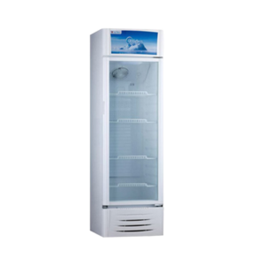 Midea 211L Commercial Beverage Refrigerator| LED Light, Adjustable Shelves, Powerful Cooling & Circulation System [MDRZ302FZG21]