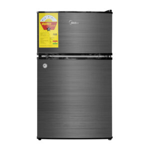 Midea 87L Double Door Under Counter Fridge Freezer| Double Door Small Fridge Freezer, Fast Cooling, Energy Saving, Low Noise [MDRT134FGN50]