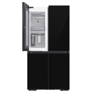 Samsung 650L Bespoke French Door Series 9 Fridge-Freezer w/ See Through Beverage Center™| SmartThings AI Energy Mode, Clean Black, Triple Cooling [RF65DB970E22]