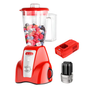 Decakila 1.5L Cordless Stand Blender 16V - KEJB051R & KEJB051B