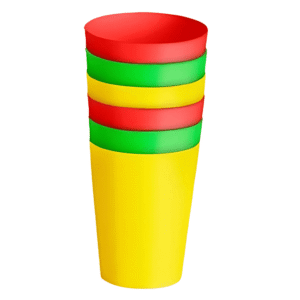 Decakila 6 Pieces Plastic Cup Set - KMTT128P