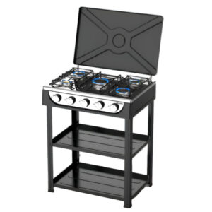 Decakila Five Burner Gas Stove With Shelf - KMGS019B