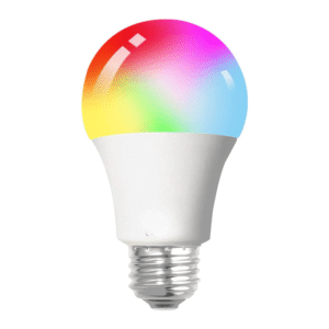 Smart Wi-Fi RGB LED Bulb - Remote Control, Dimmable, Voice-Activated