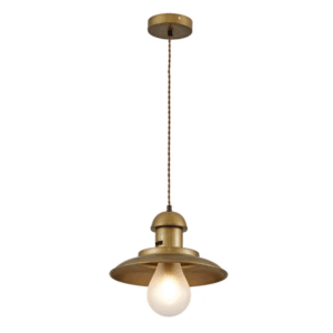Bronze Metal Opal Step Pear Glass E14 Pendant Ceiling Light